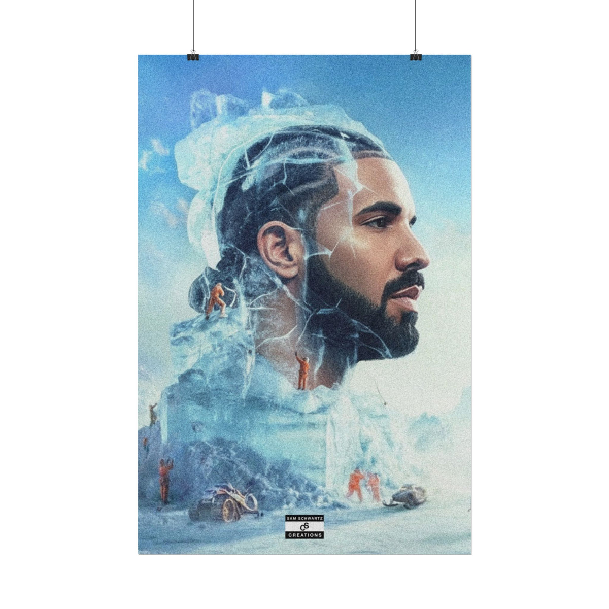 Icebound Poster | Drake Music Wall Art