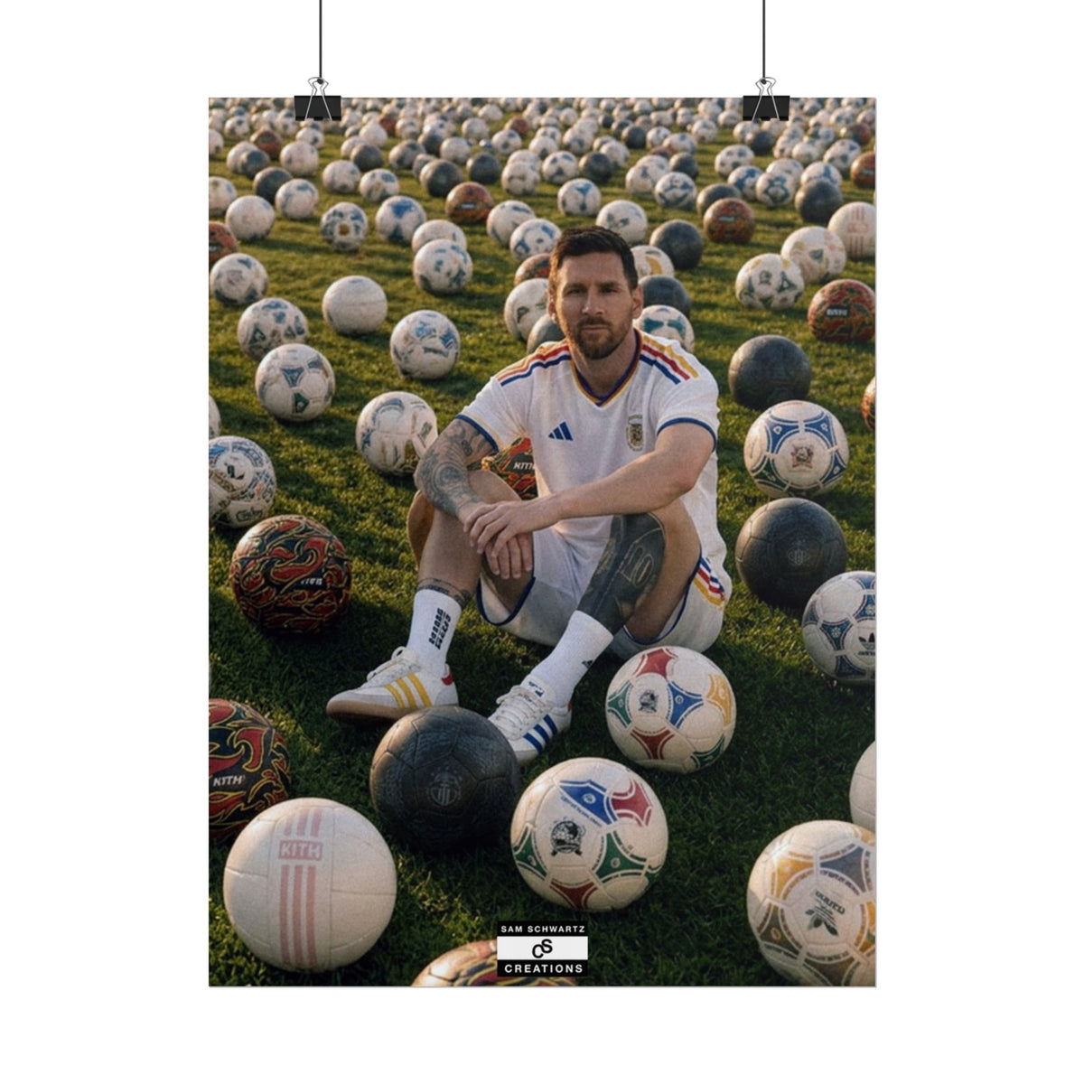 Every Ball Tells a Story Poster | Lionel Messi Football Wall Art