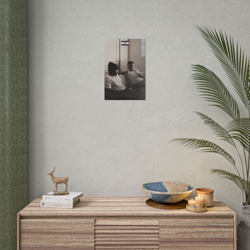 Baby Keem & Kendrick Lamar Poster | Music Culture Candid Wall Art