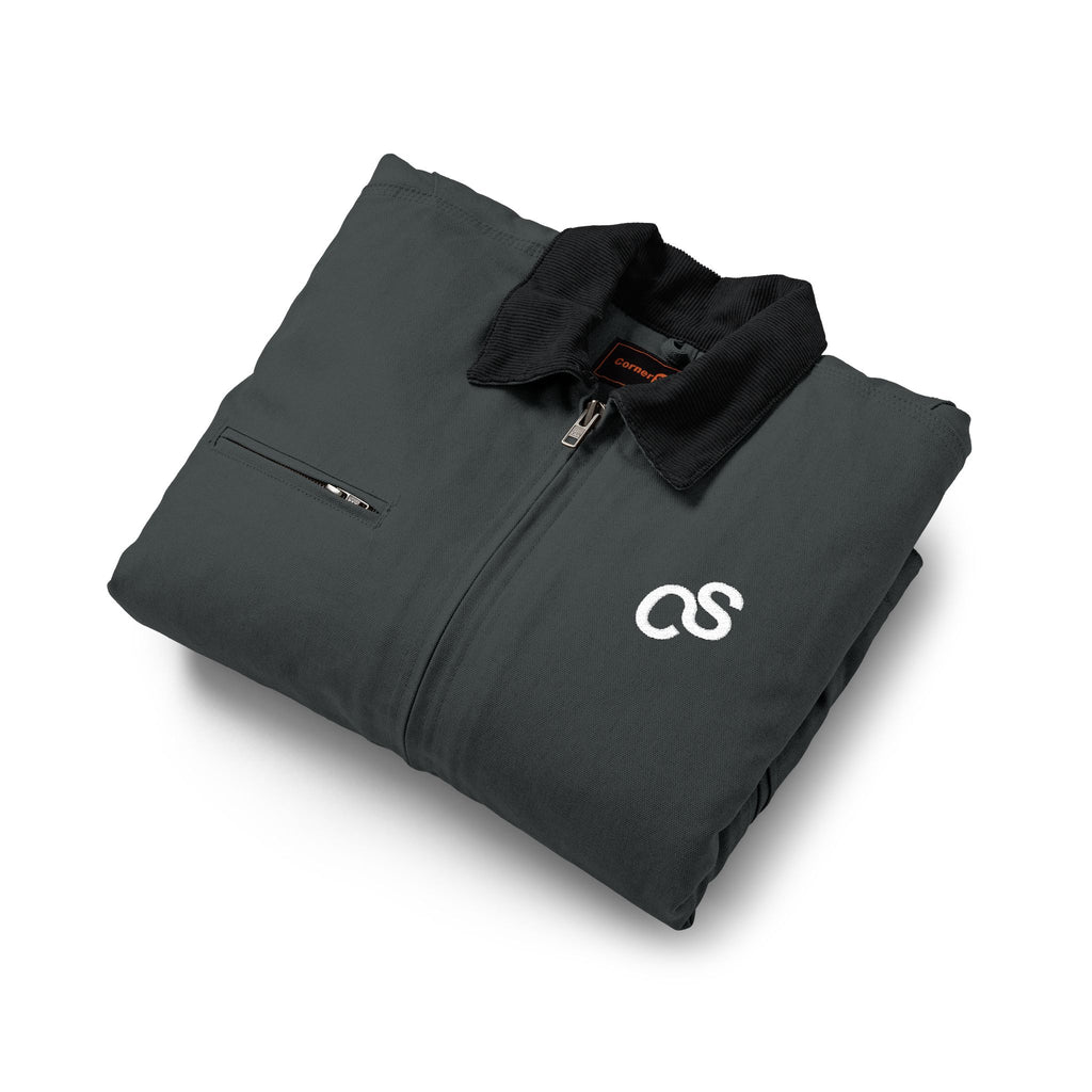Sam Schwartz Creations Duck Cloth Work Jacket, Insulated Carpenter Coat