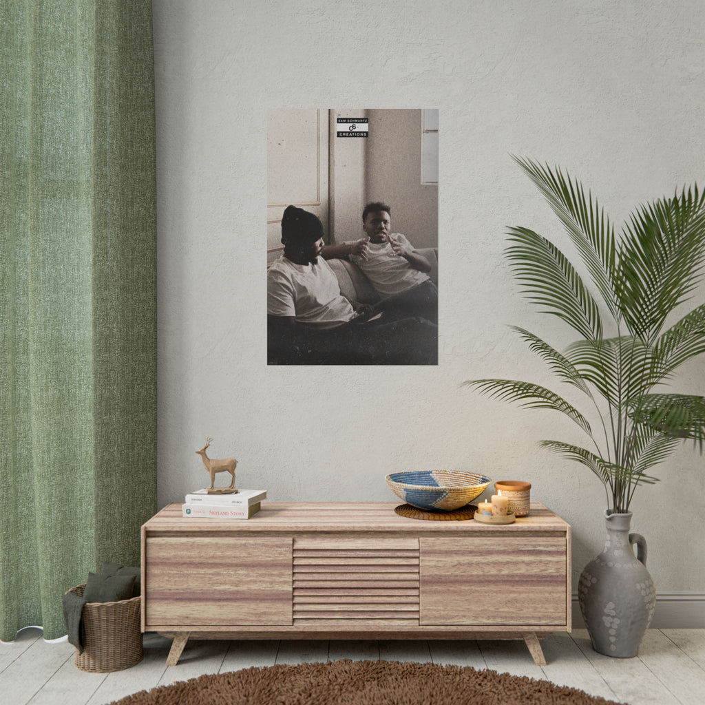 Baby Keem & Kendrick Lamar Poster | Music Culture Candid Wall Art