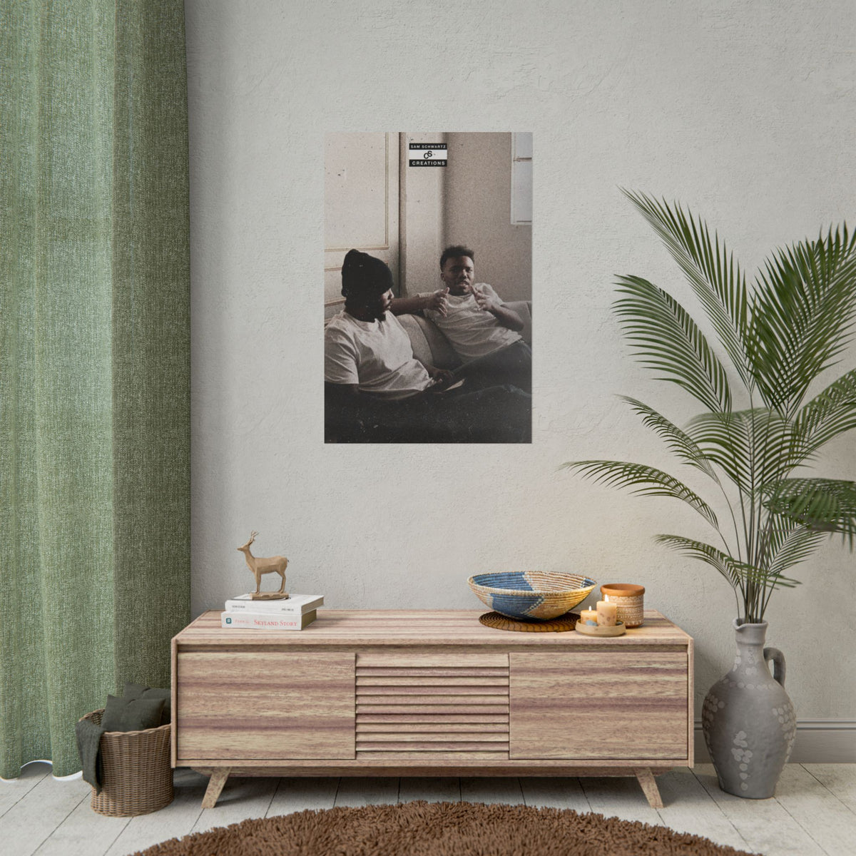 Baby Keem & Kendrick Lamar Poster | Music Culture Candid Wall Art
