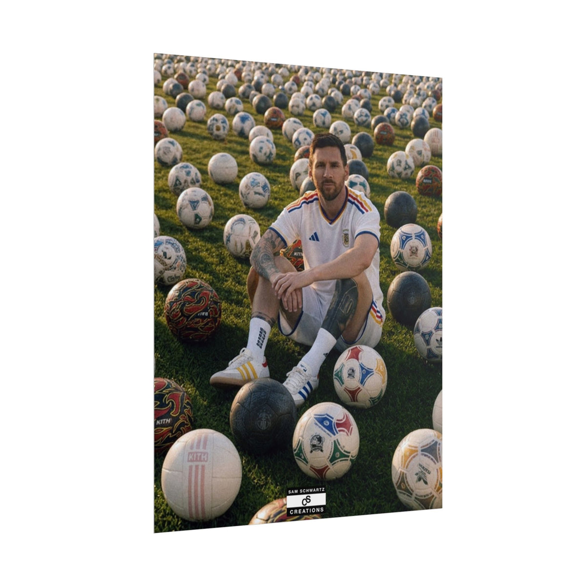 Every Ball Tells a Story Poster | Lionel Messi Football Wall Art