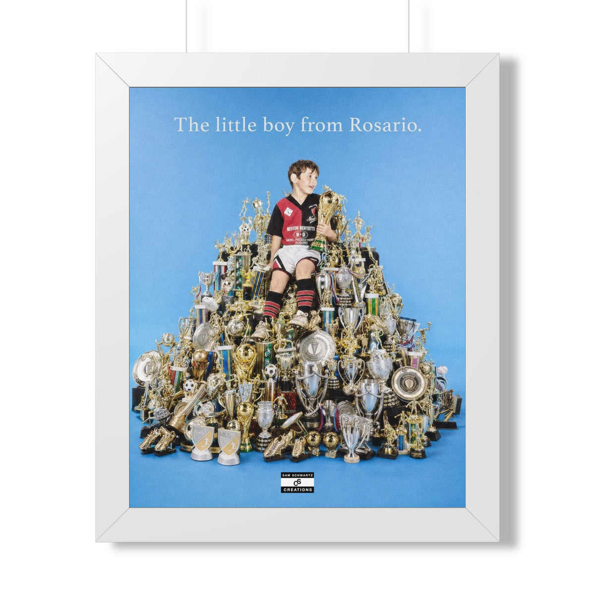 The Little Boy From Rosario Framed Poster — Framed GOAT Wall Art