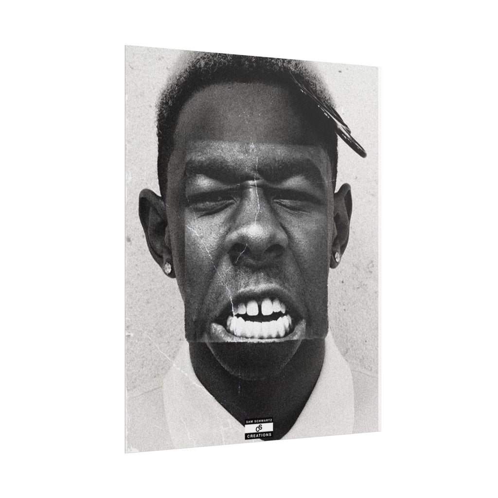 Monochrome Tyler Poster | Tyler, The Creator Art