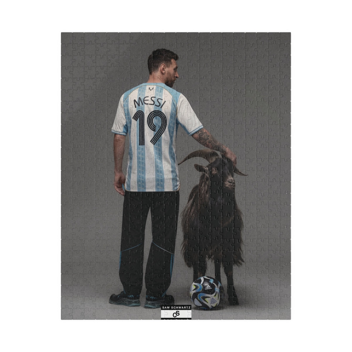 Soccer Goat Puzzle — 110/252/520/1014-Piece Jigsaw