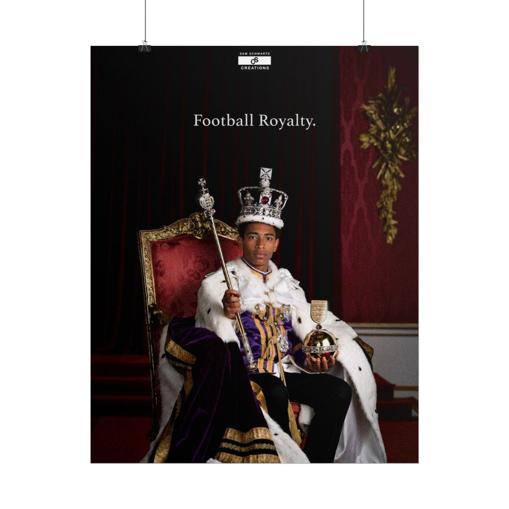 Football Royalty Rolled Poster