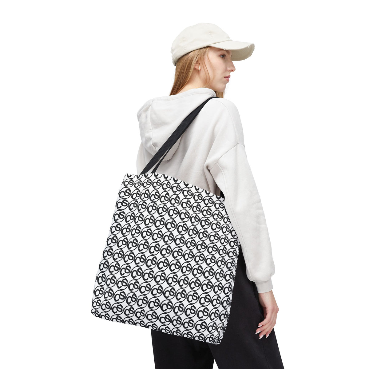 Sam Schwartz Creations Monogram Pattern Tote Bag