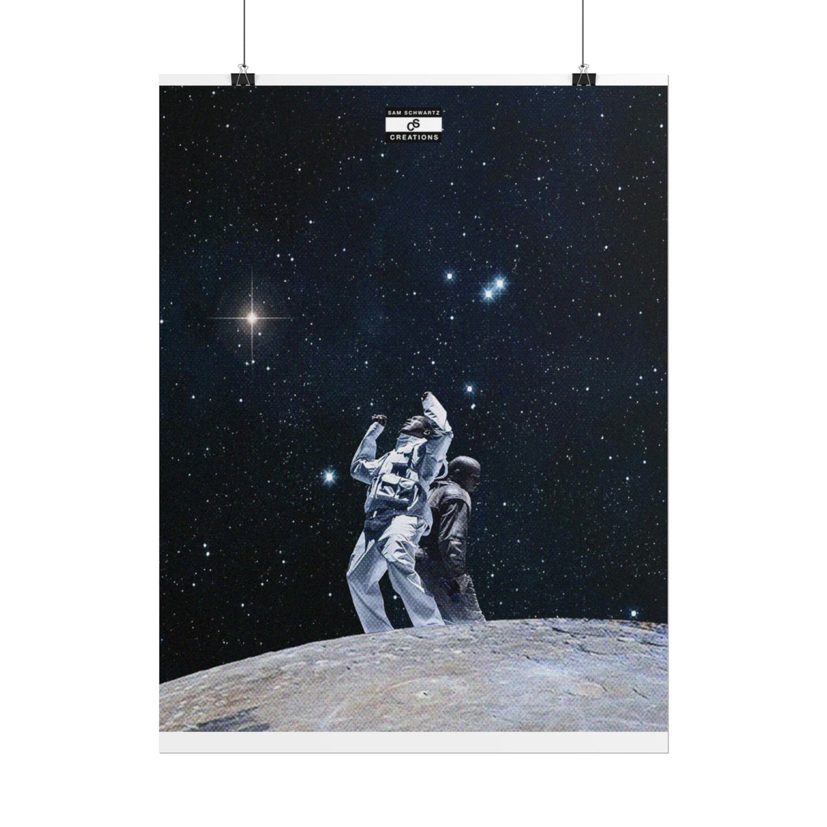 Among the Stars Poster | Kanye West & Don Toliver Music Wall Art