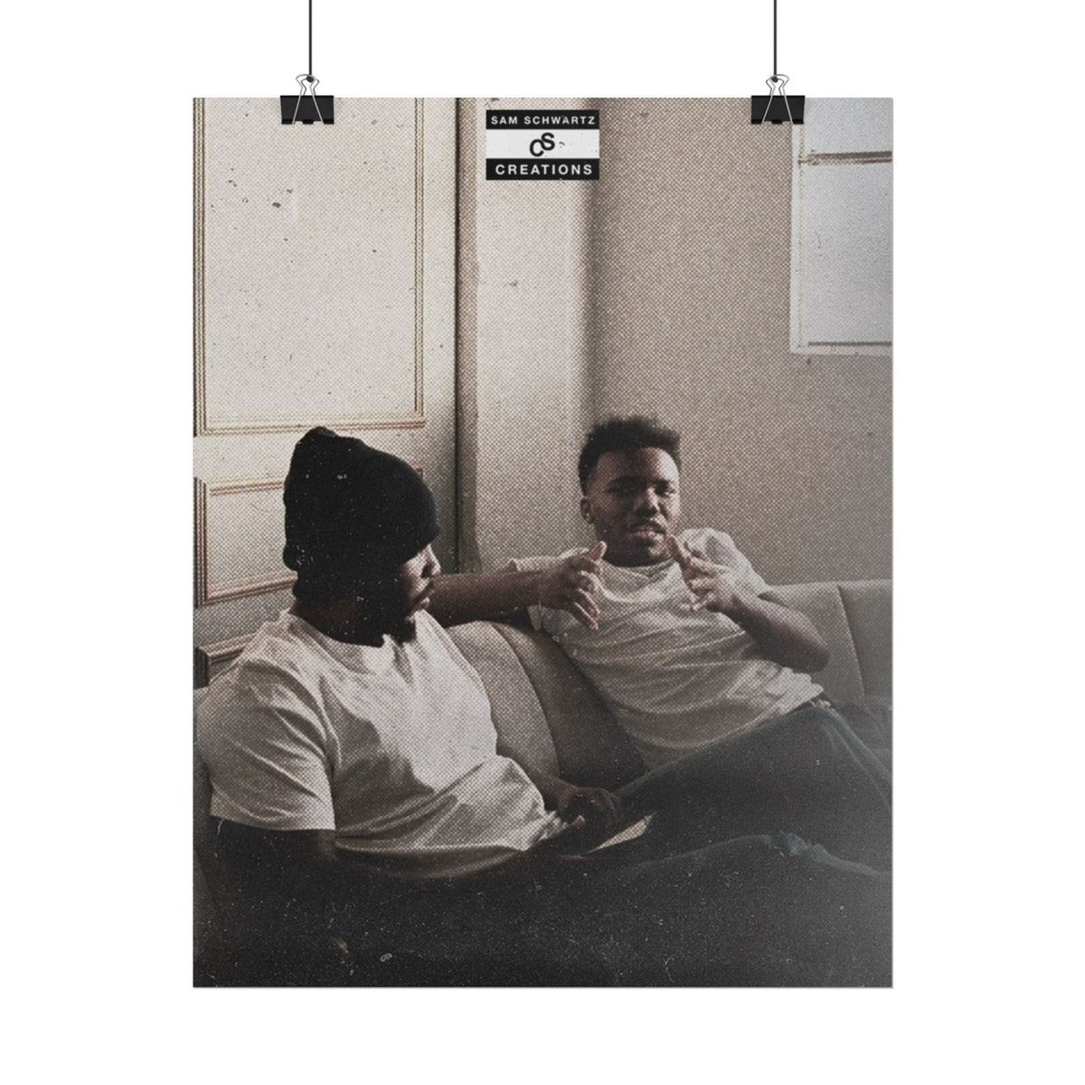 Baby Keem & Kendrick Lamar Poster | Music Culture Candid Wall Art