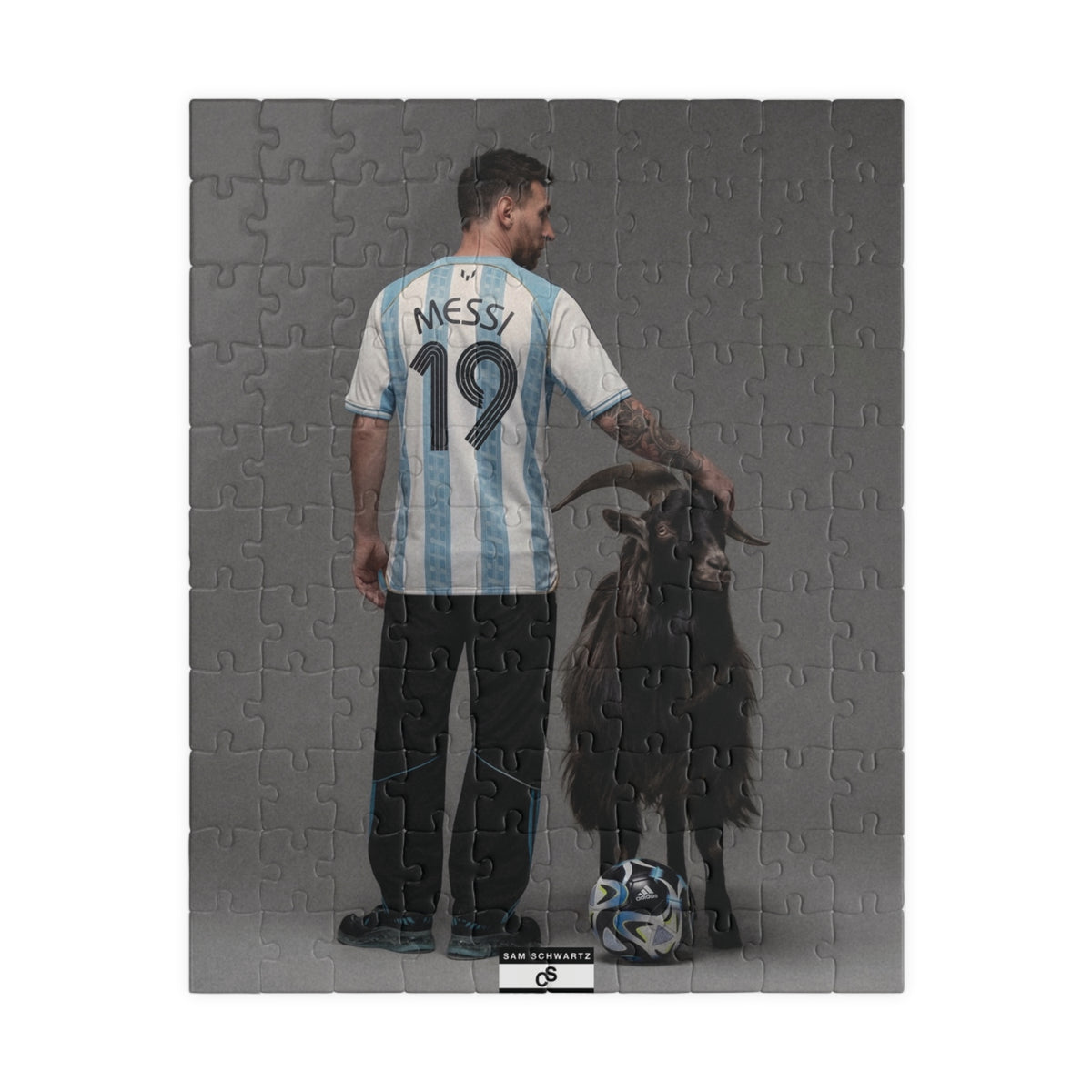Soccer Goat Puzzle — 110/252/520/1014-Piece Jigsaw