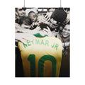 The People’s Number 10 Poster | Neymar Jr Brazil Football Wall Art