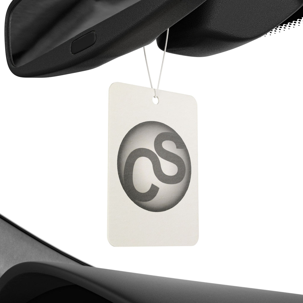 Sam Schwartz Creations Car Air Freshener — Classic Monogram Logo Scent Tag