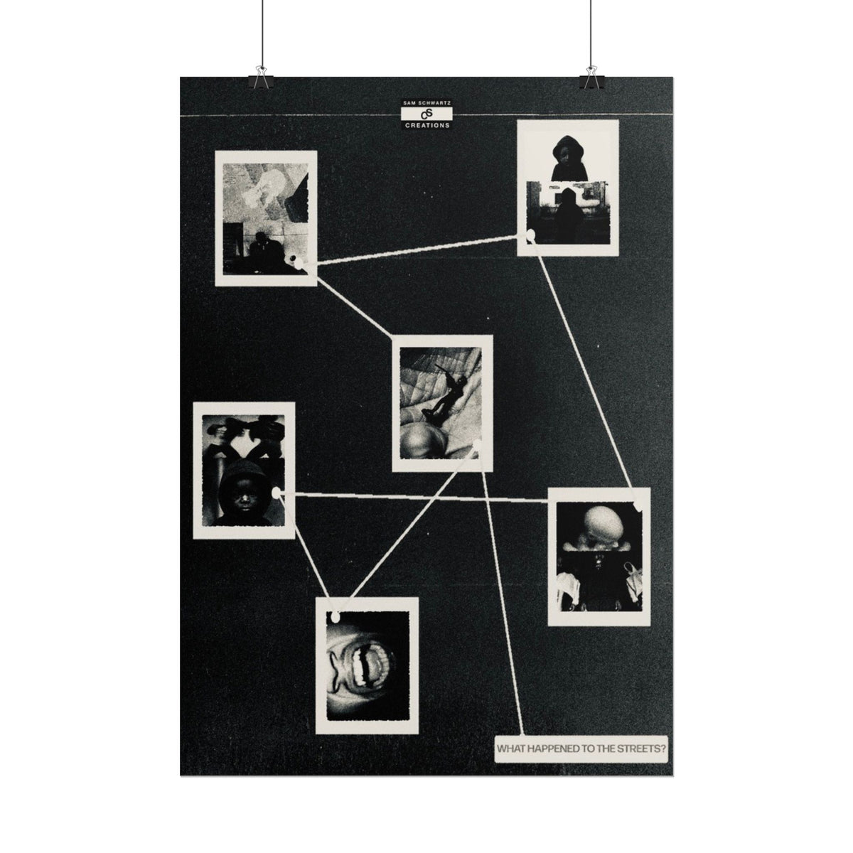 Street Evidence Poster | Conceptual Hip-Hop Wall Art