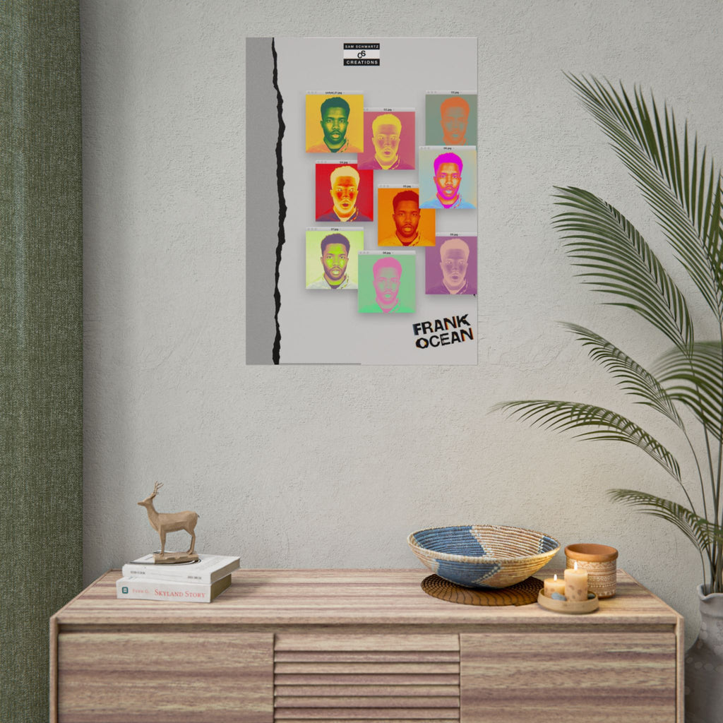 Color Study Poster | Frank Ocean Pop Art Wall Art