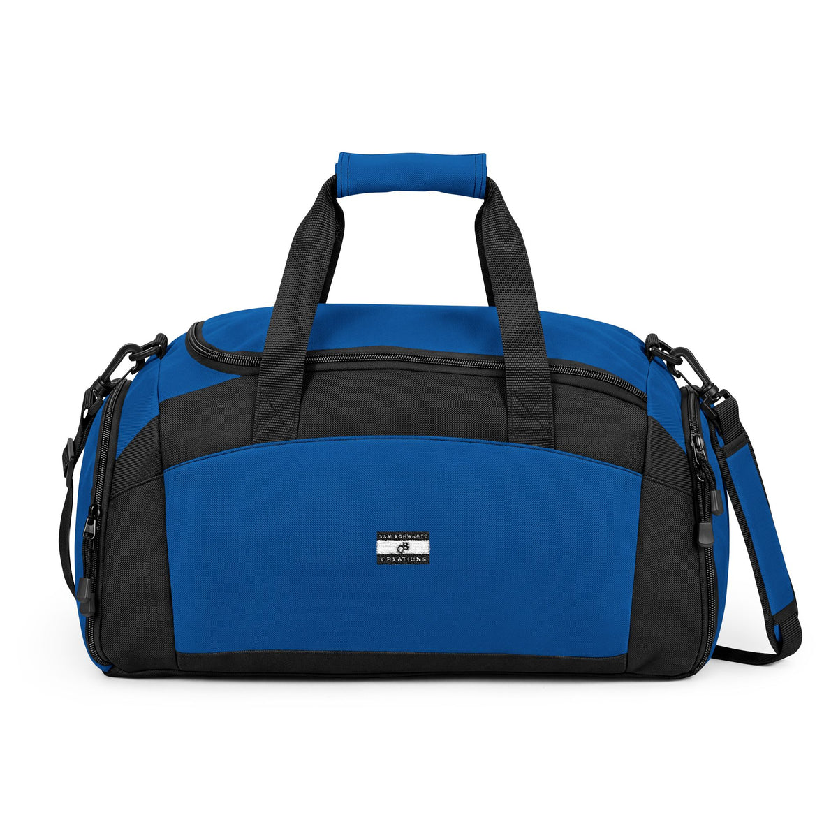 Sam Schwartz Creations Black Gym Duffel Bag — Durable Workout & Travel Holdall