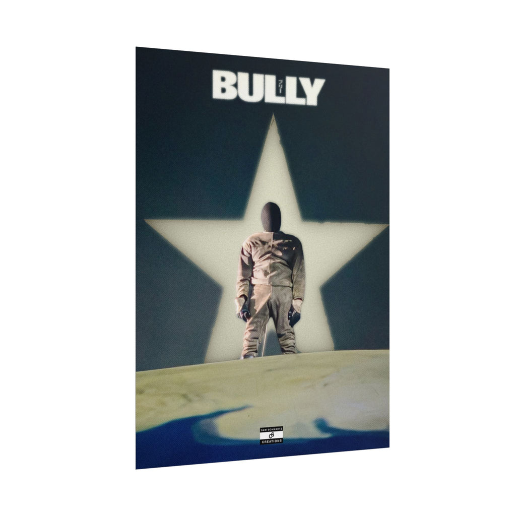 Bully Star Poster | Experimental Kanye West Music Wall Art