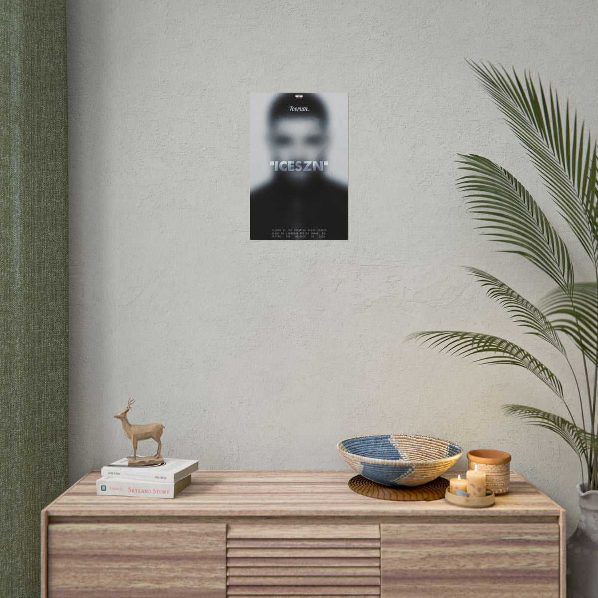 Iceman Poster | Drake Album Concept Wall Art