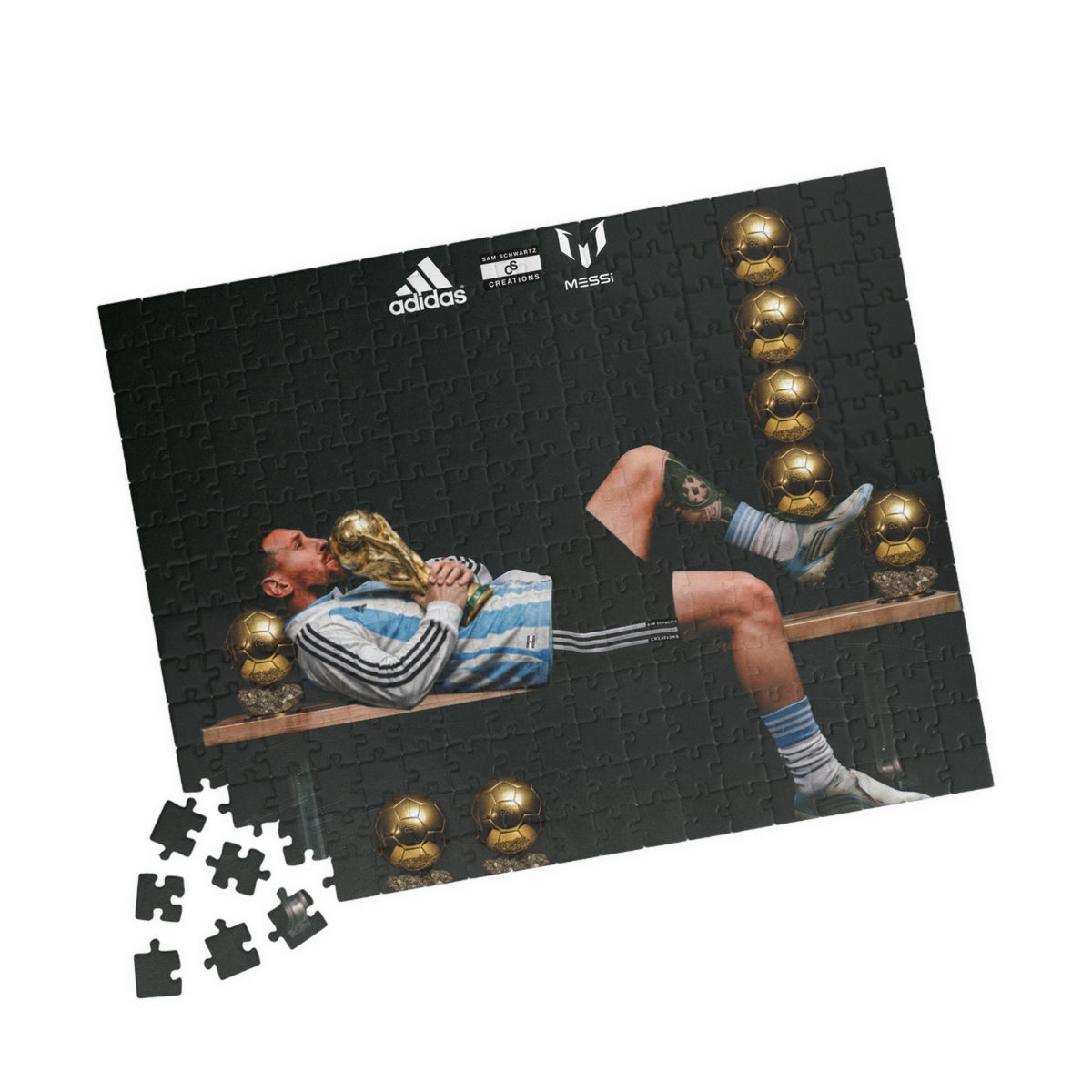 Messi 'Still Undisputed' Soccer Puzzle — 110/252/520/1014-Piece Collectible