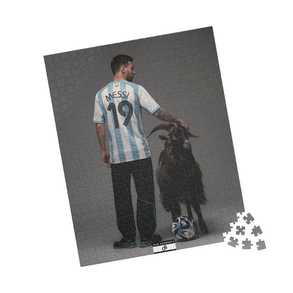 Soccer Goat Puzzle — 110/252/520/1014-Piece Jigsaw