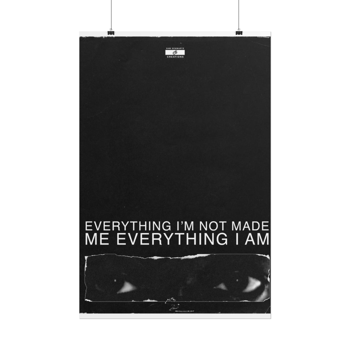 Everything I Am Poster | Minimalist Kanye West Hip-Hop Wall Art