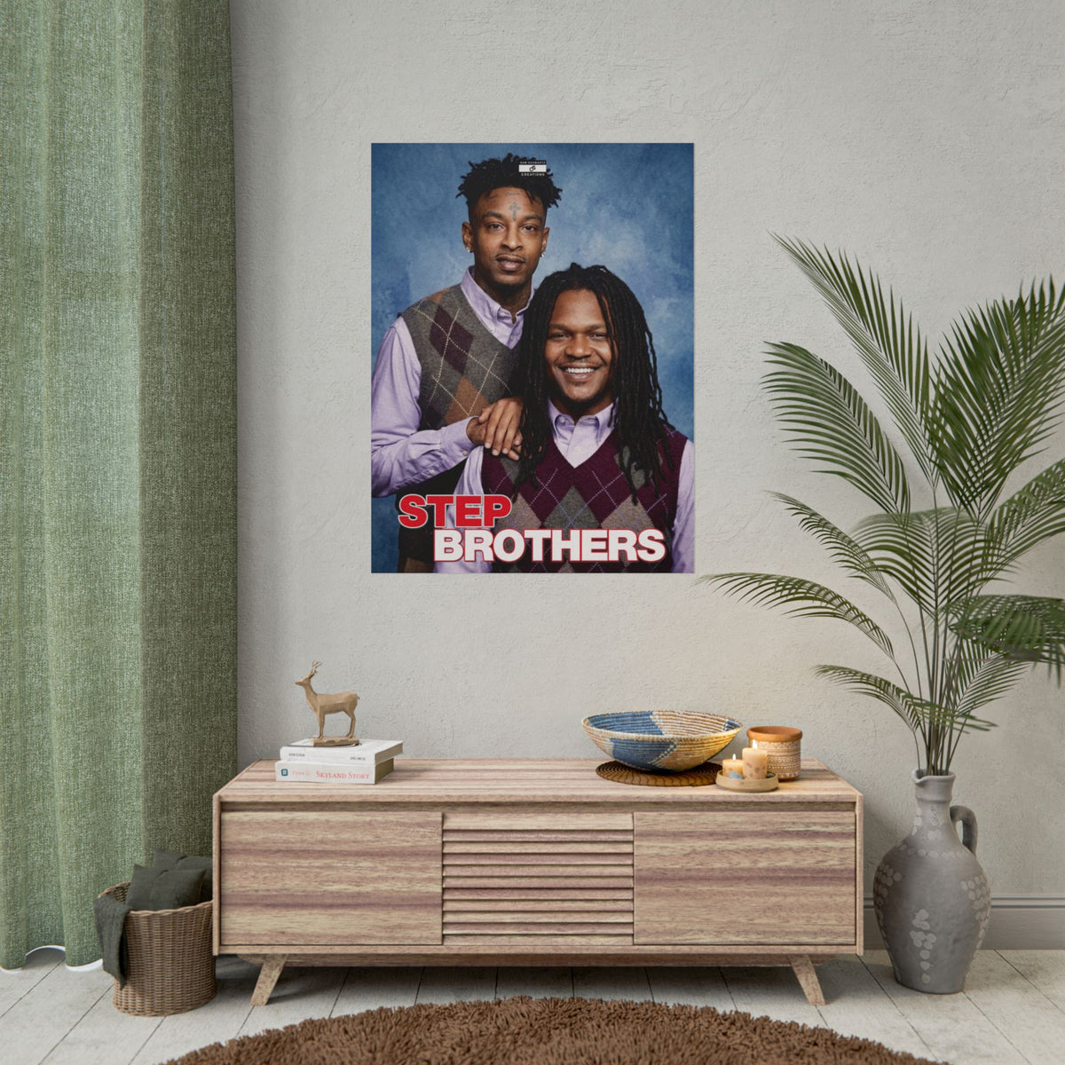 Step Brothers Poster | Hip-Hop Duo Wall Art