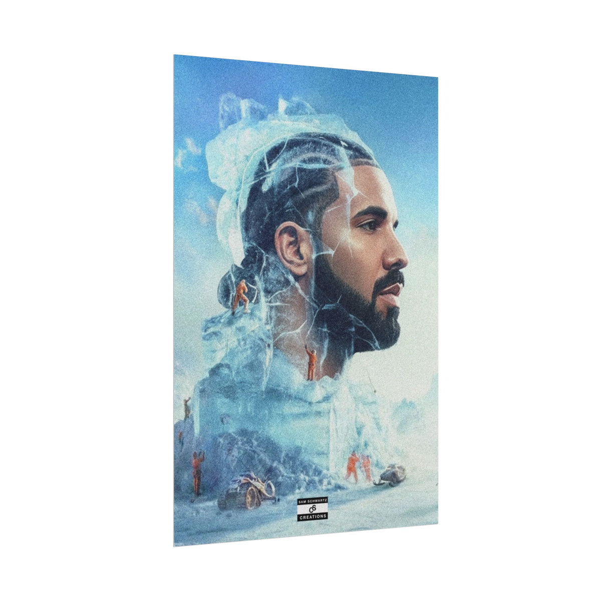 Icebound Poster | Drake Music Wall Art