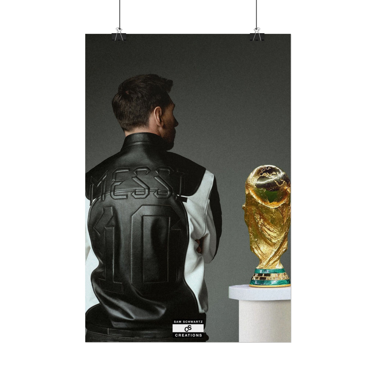 Legacy in Sight Poster | Lionel Messi World Cup Wall Art
