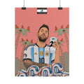 Fuel for Greatness Poster | Lionel Messi World Cup Football Wall Art