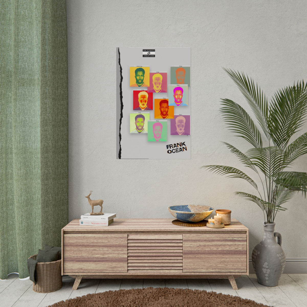 Color Study Poster | Frank Ocean Pop Art Wall Art