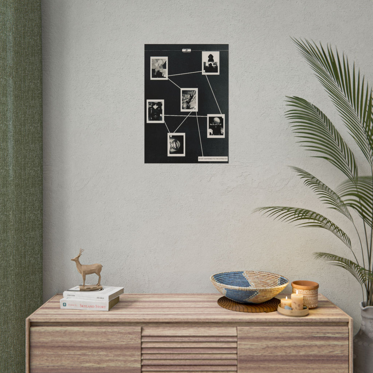 Street Evidence Poster | Conceptual Hip-Hop Wall Art