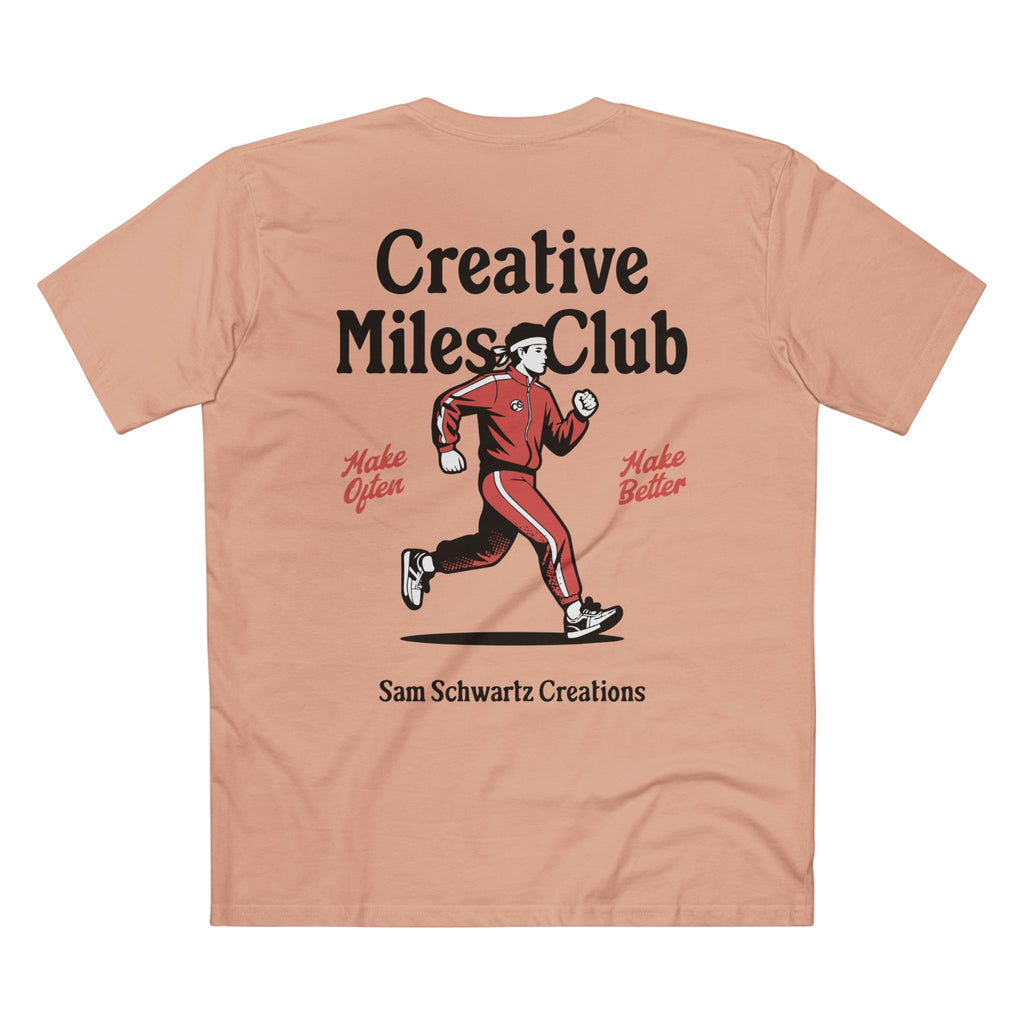 Sam Schwartz Creations "Chasing Ideas: Creative Miles Club" Graphic Tee