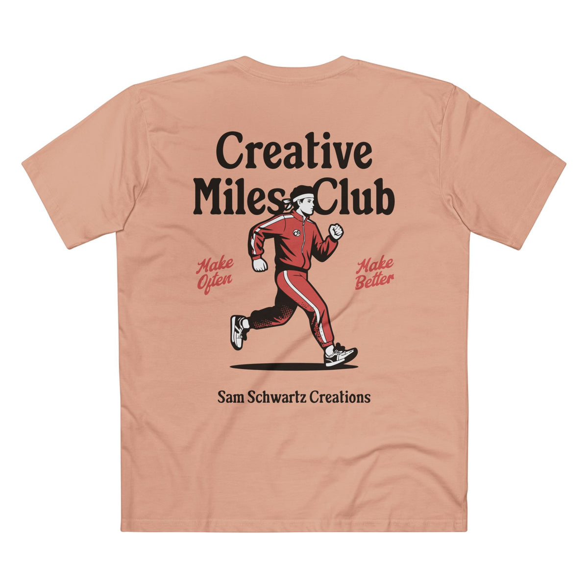Sam Schwartz Creations "Chasing Ideas: Creative Miles Club" Graphic Tee