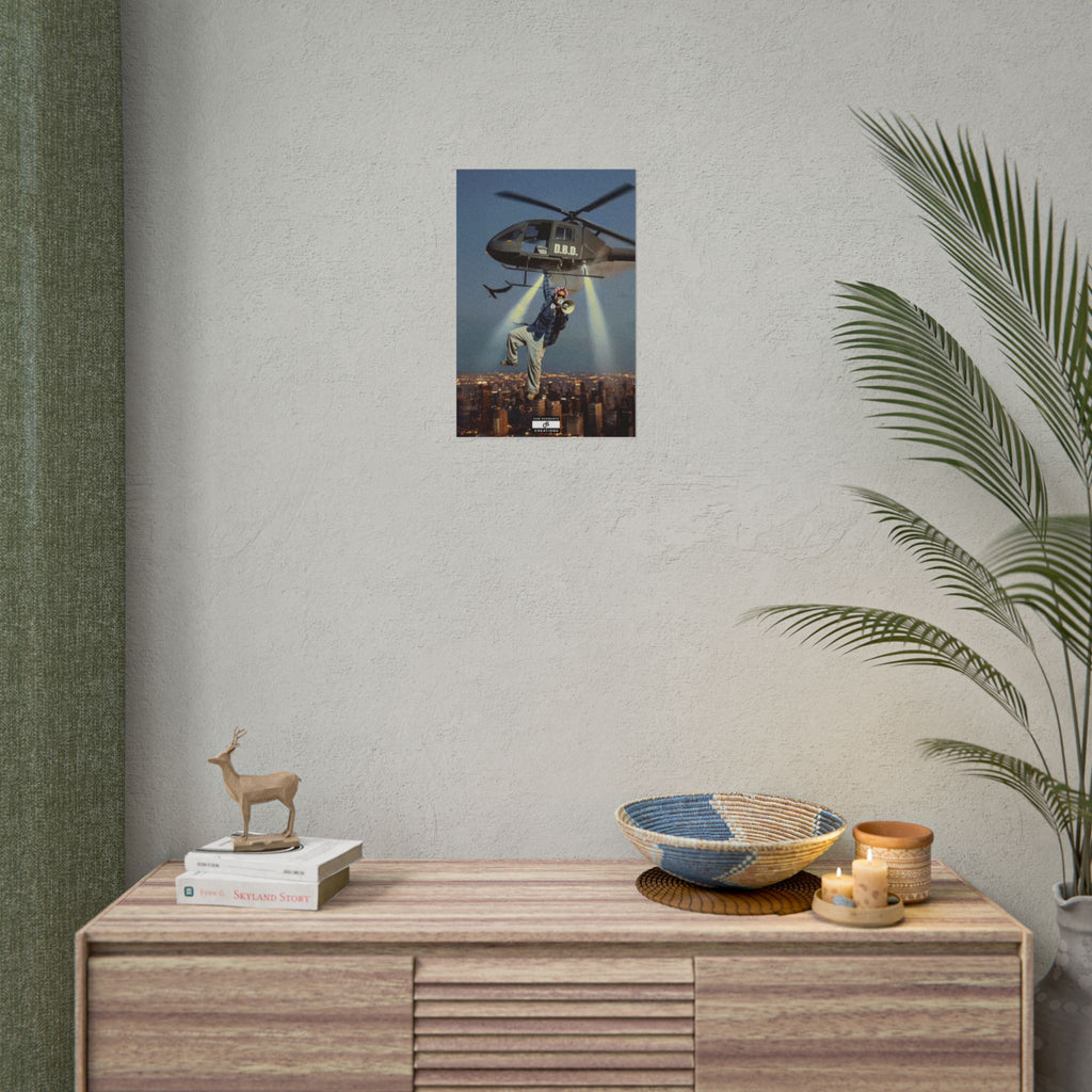 Don't Be Dumb Poster | Helicopter Music Culture Wall Art