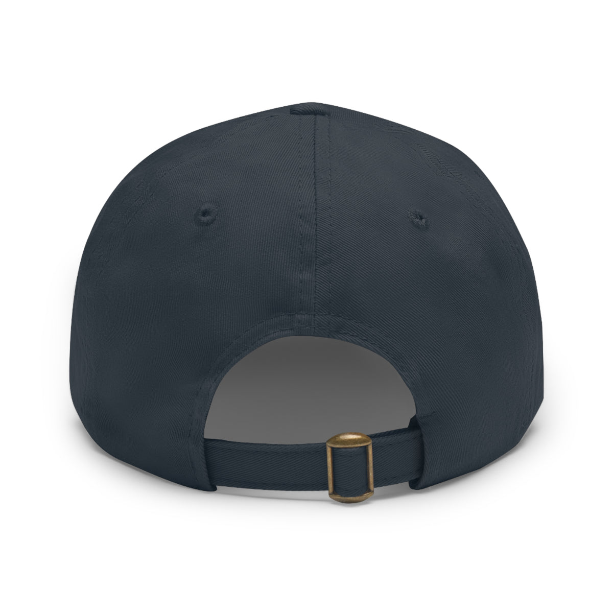 Round Leather Sam Schwartz Creations Patch Hat — Monogram Sam Schwartz Creations Casual Baseball Cap