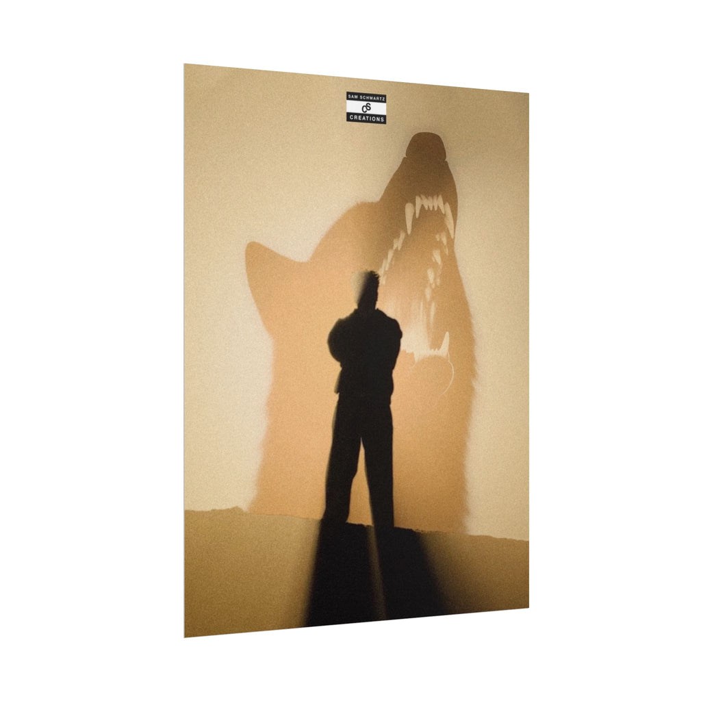 Shadow Beast Poster | Baby Keem Conceptual Music Wall Art