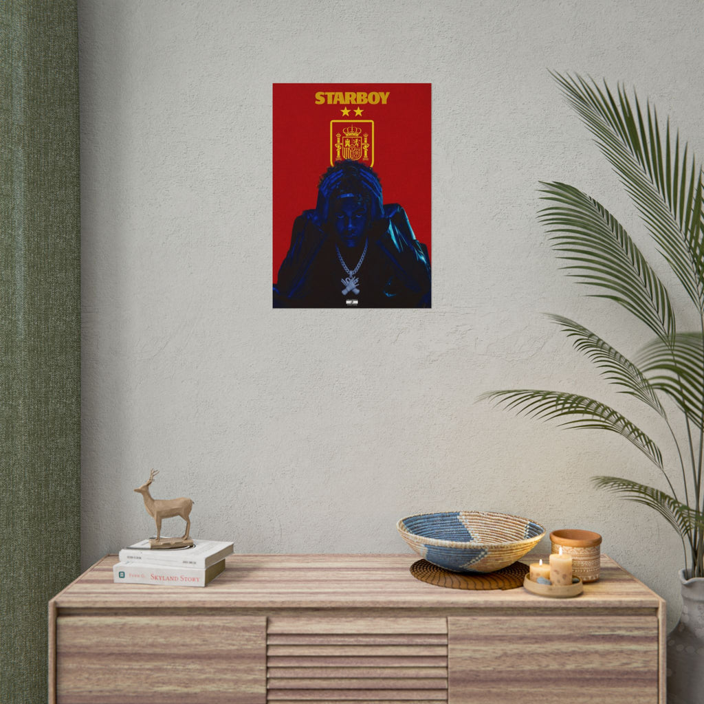 Starboy Poster | Spain Football Wall Art