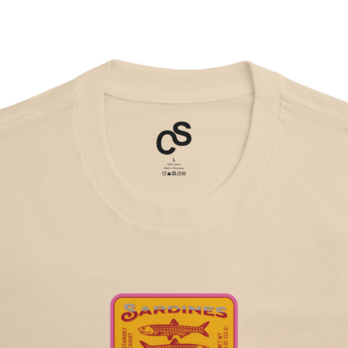 Sam Schwartz Creations Sardines Graphic Tee