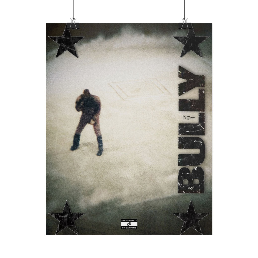 Bully in the Mist Poster | Experimental Kanye West Music Wall Art