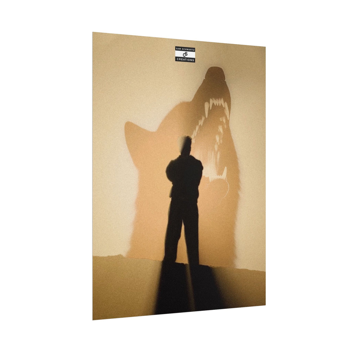 Shadow Beast Poster | Baby Keem Conceptual Music Wall Art