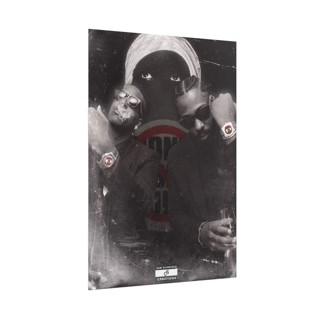 Don't Be Dumb Poster | Underground Music Duo Wall Art