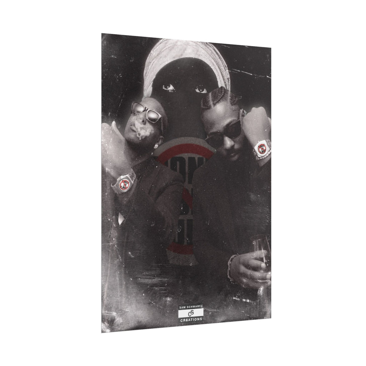 Don't Be Dumb Poster | Underground Music Duo Wall Art