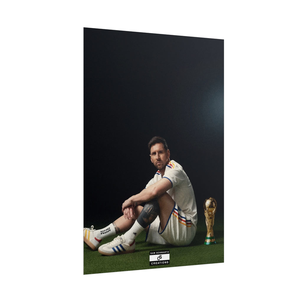 At the Summit Poster | Lionel Messi World Cup Wall Art