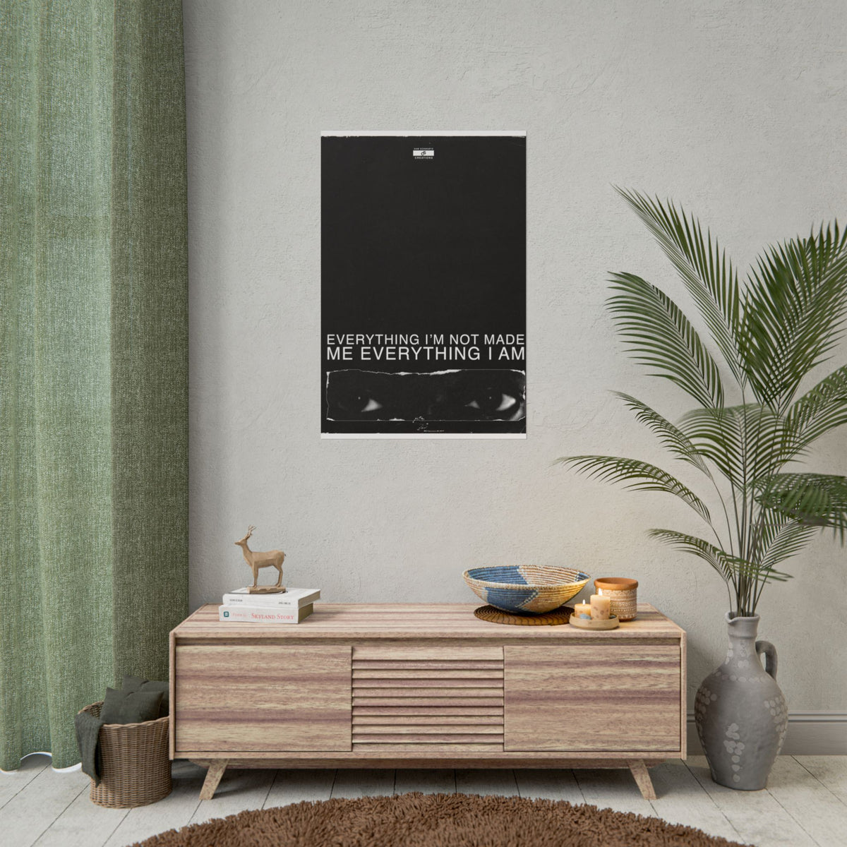 Everything I Am Poster | Minimalist Kanye West Hip-Hop Wall Art