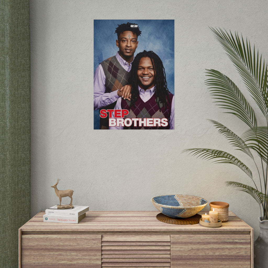 Step Brothers Poster | Hip-Hop Duo Wall Art