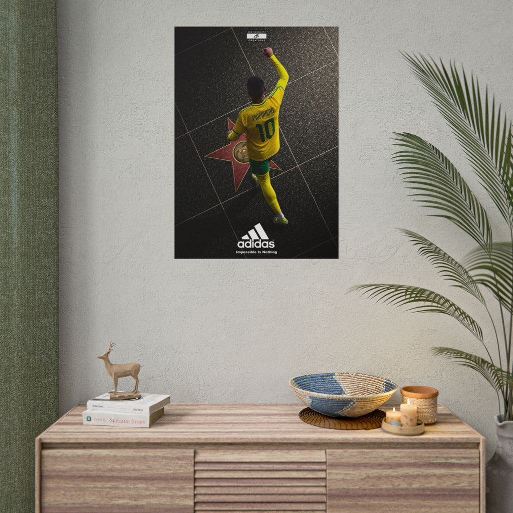 A Star Is Born Poster | Relebohile Mofokeng South Africa Football Wall Art