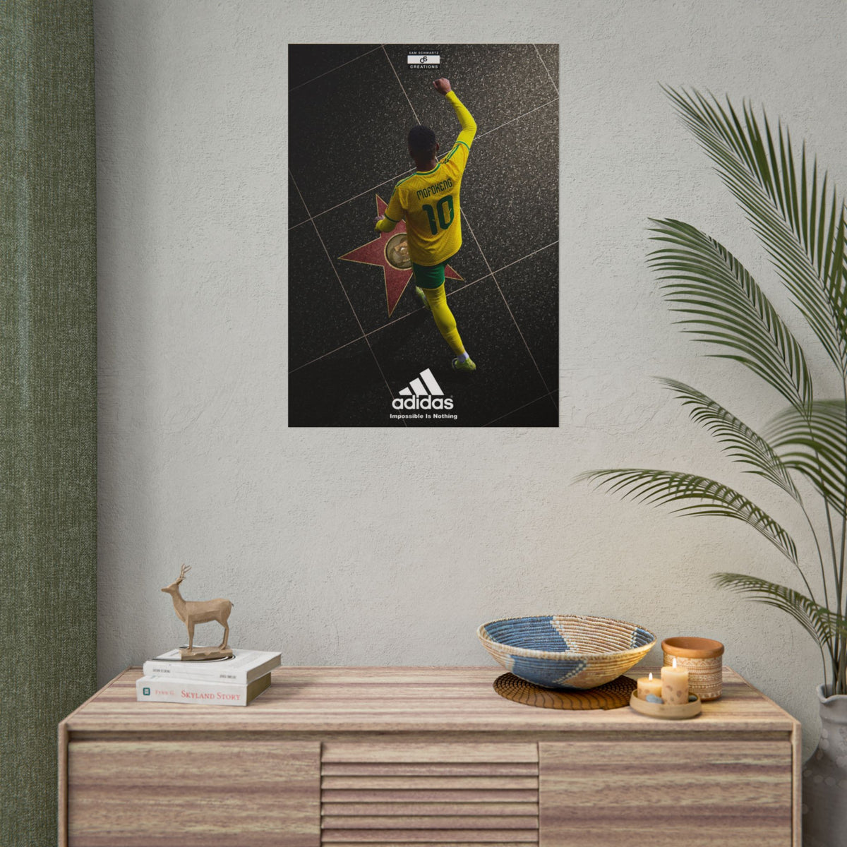 A Star Is Born Poster | Relebohile Mofokeng South Africa Football Wall Art