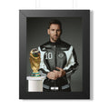 Messi x W.C Framed Poster — Framed GOAT Wall Art