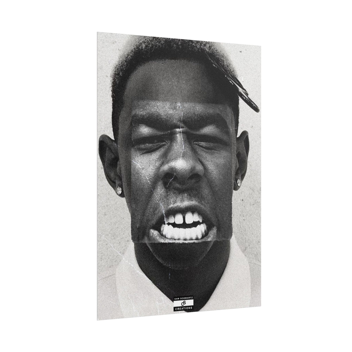 Monochrome Tyler Poster | Tyler, The Creator Art