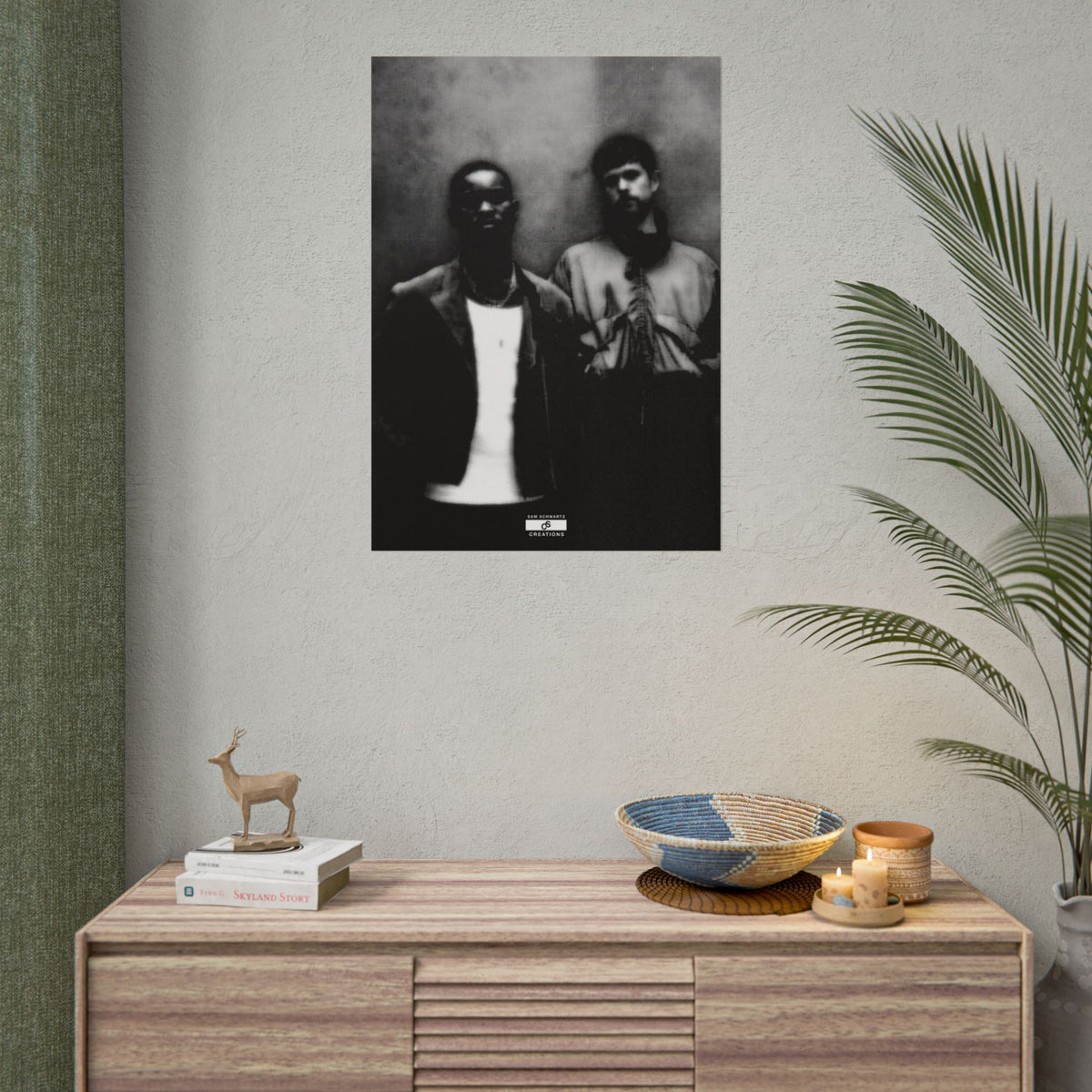 No Signal Duo Poster | Dave Hip-Hop Photography Wall Art